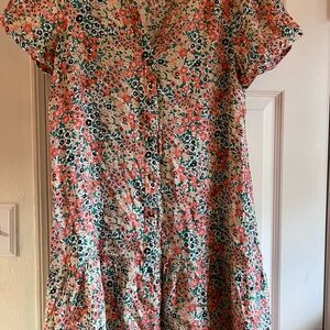 LOFT Floral Mini Dress